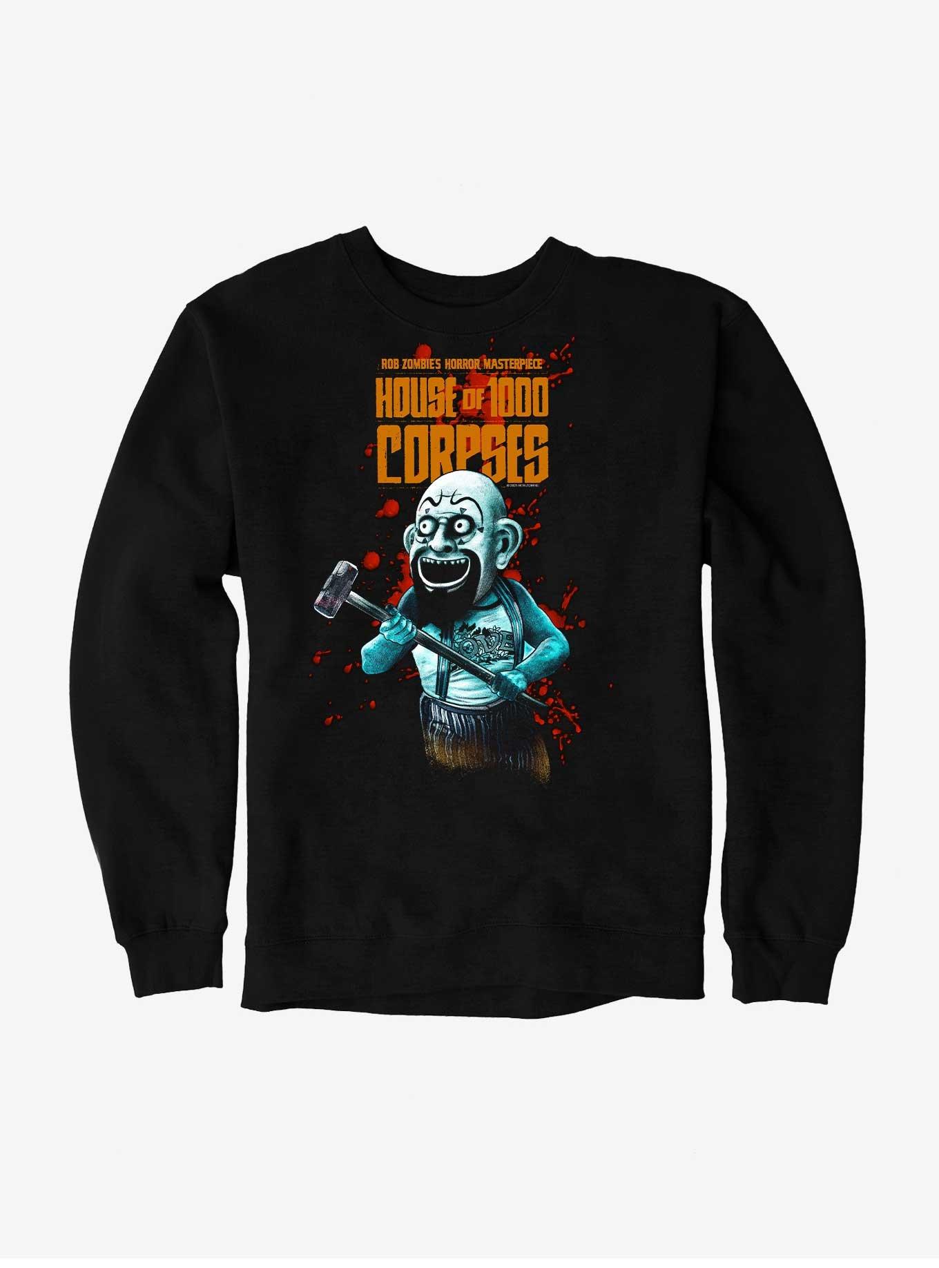 House Of 1000 Corpses Ravelli Sweatshirt, BLACK, hi-res