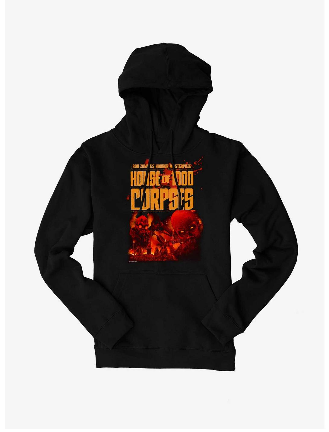 House Of 1000 Corpses Rob Zombies Horror Masterpiece Hoodie, BLACK, hi-res