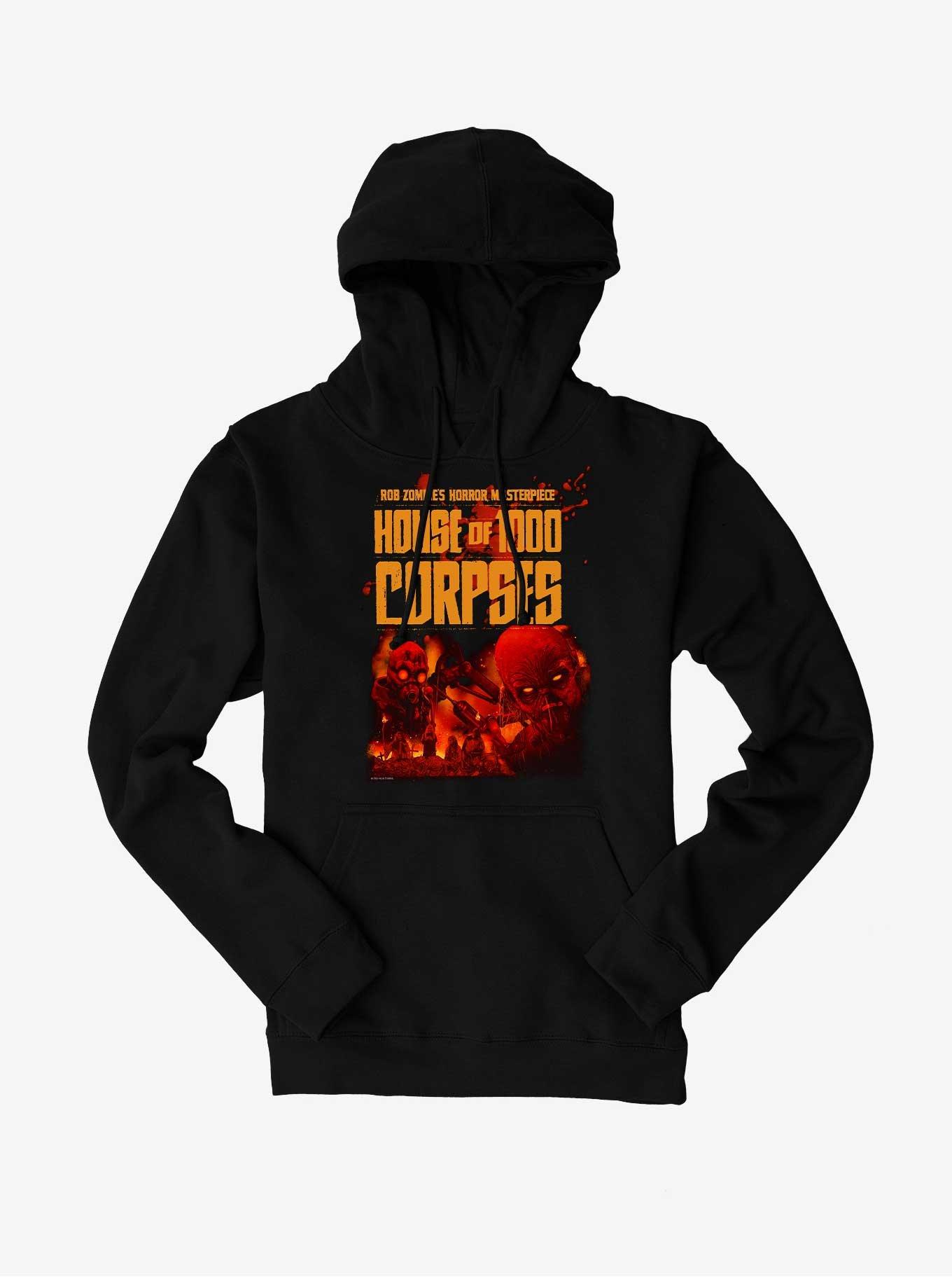 House Of 1000 Corpses Rob Zombies Horror Masterpiece Hoodie, BLACK, hi-res