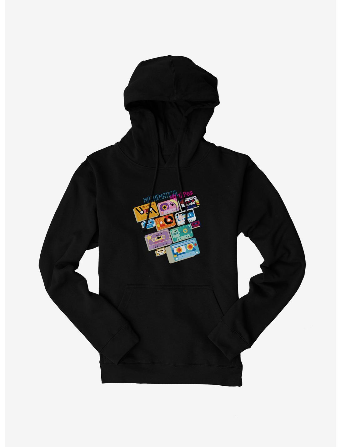 Adventure Time Mathematical Mix Tapes Hoodie, BLACK, hi-res