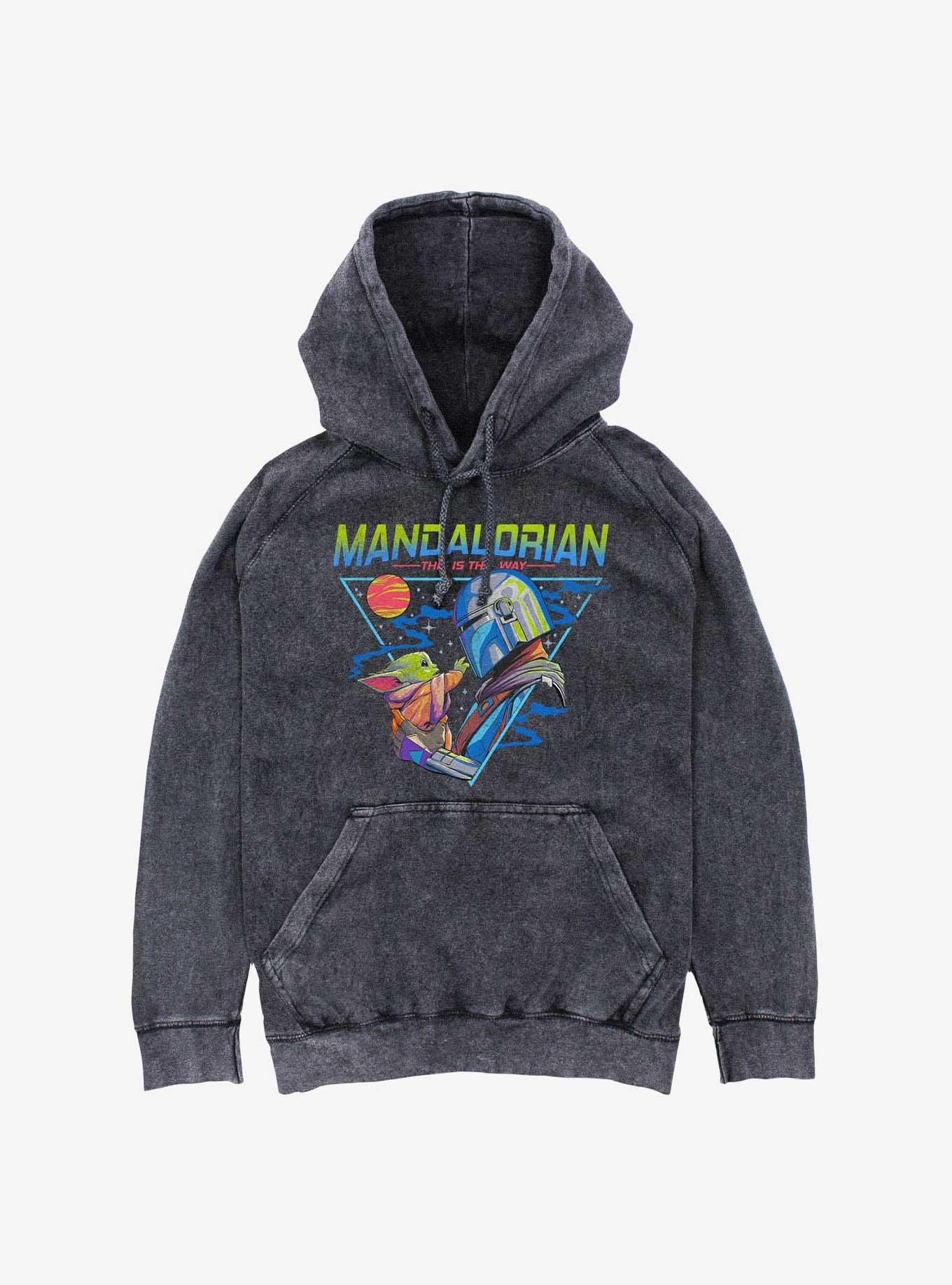 Star Wars The Mandalorian Triangle This Is The Way Mineral Wash Hoodie, , hi-res