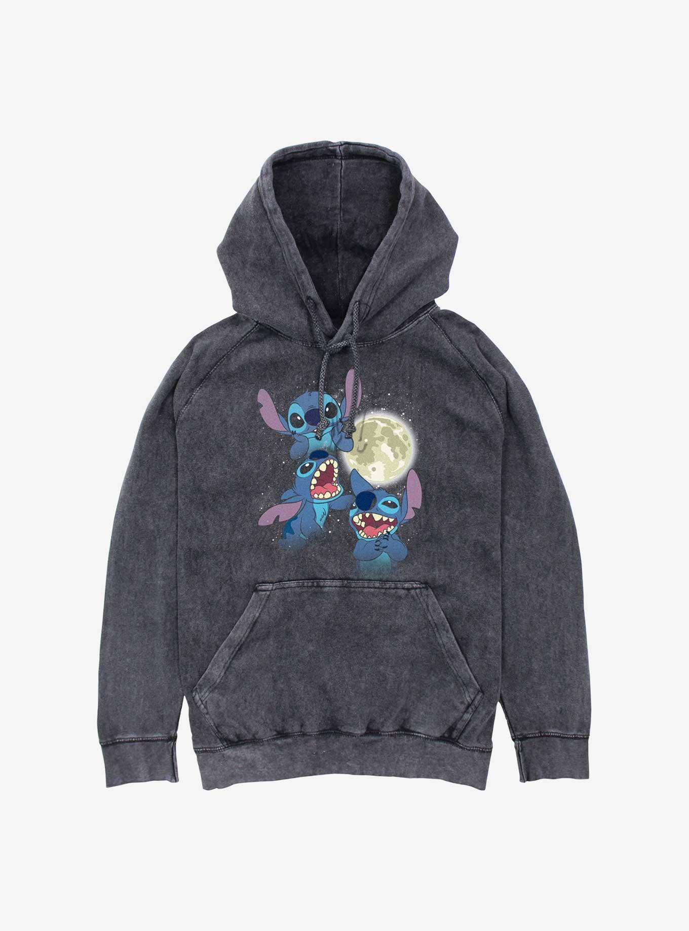 Disney Lilo & Stitch Full Moon Mineral Wash Hoodie, , hi-res