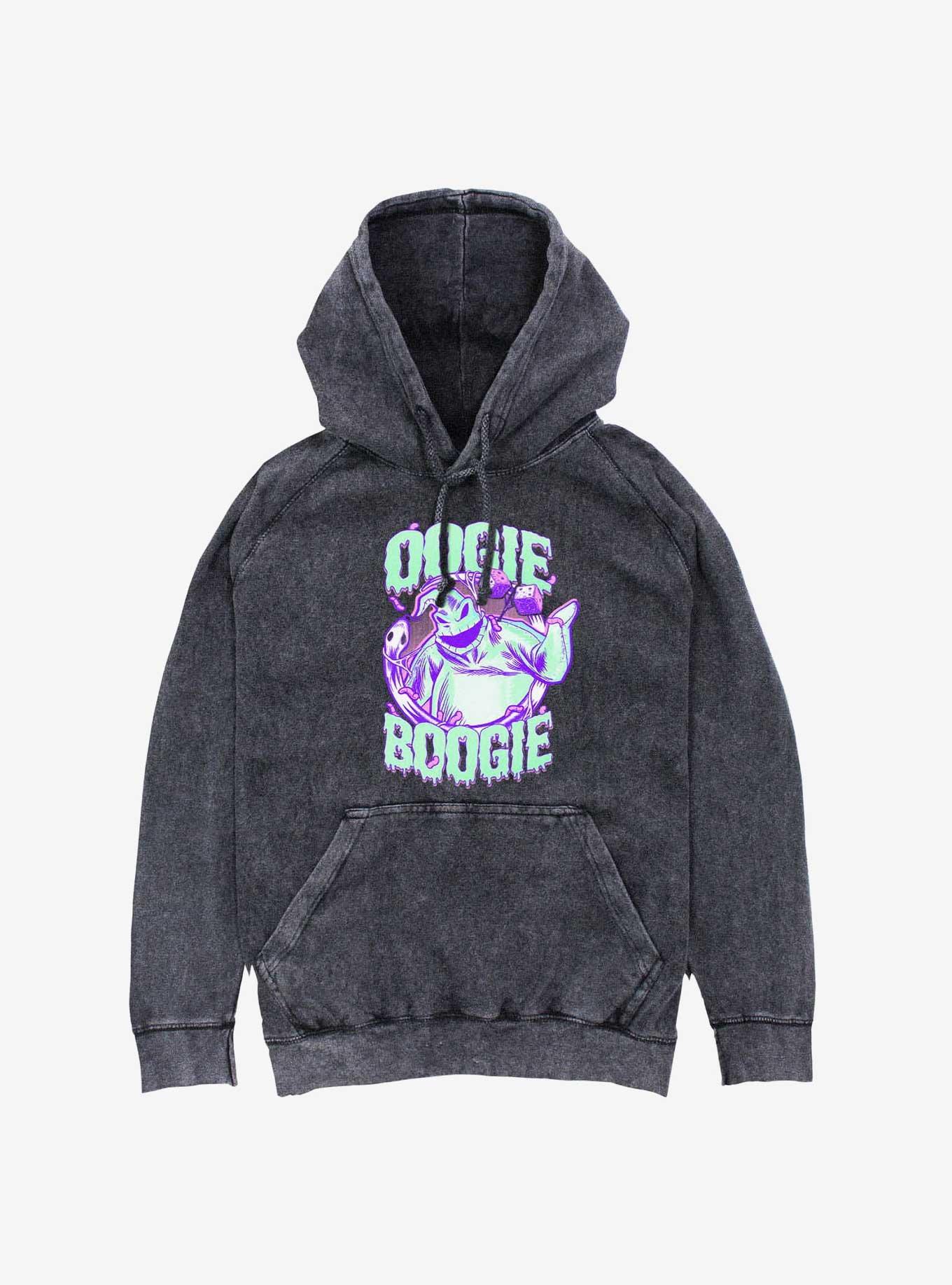 Disney Nightmare Before Christmas Oogie Boogie Mineral Wash Hoodie, , hi-res