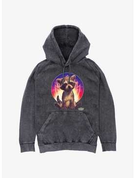 Marvel Guardians Of The Galaxy Baby Rocket Mineral Wash Hoodie, , hi-res