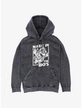 Mario Made In The 80s Mineral Wash Hoodie, BLACK, hi-res