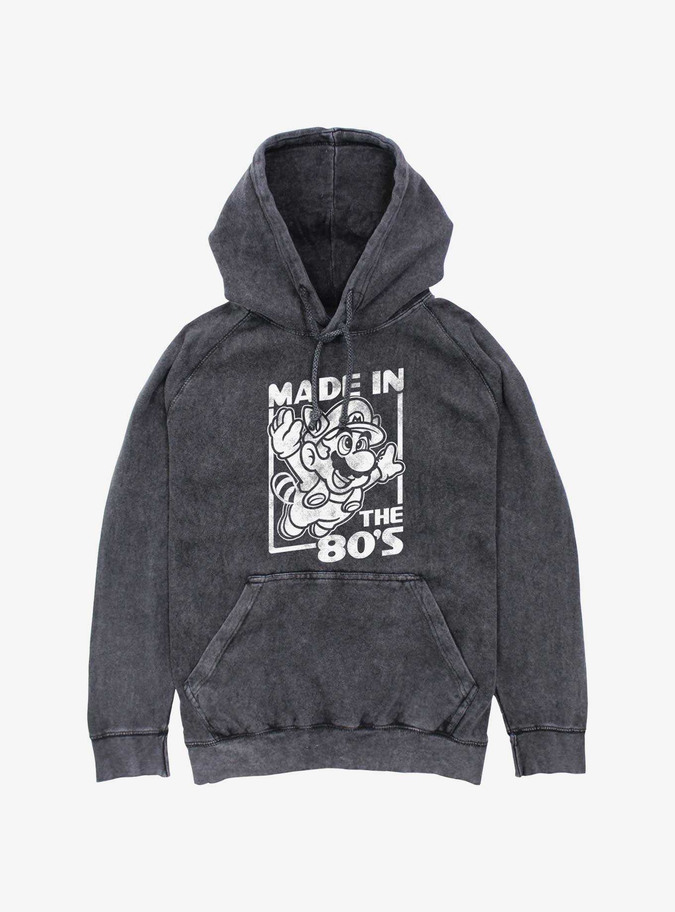 Mario Made In The 80s Mineral Wash Hoodie, , hi-res