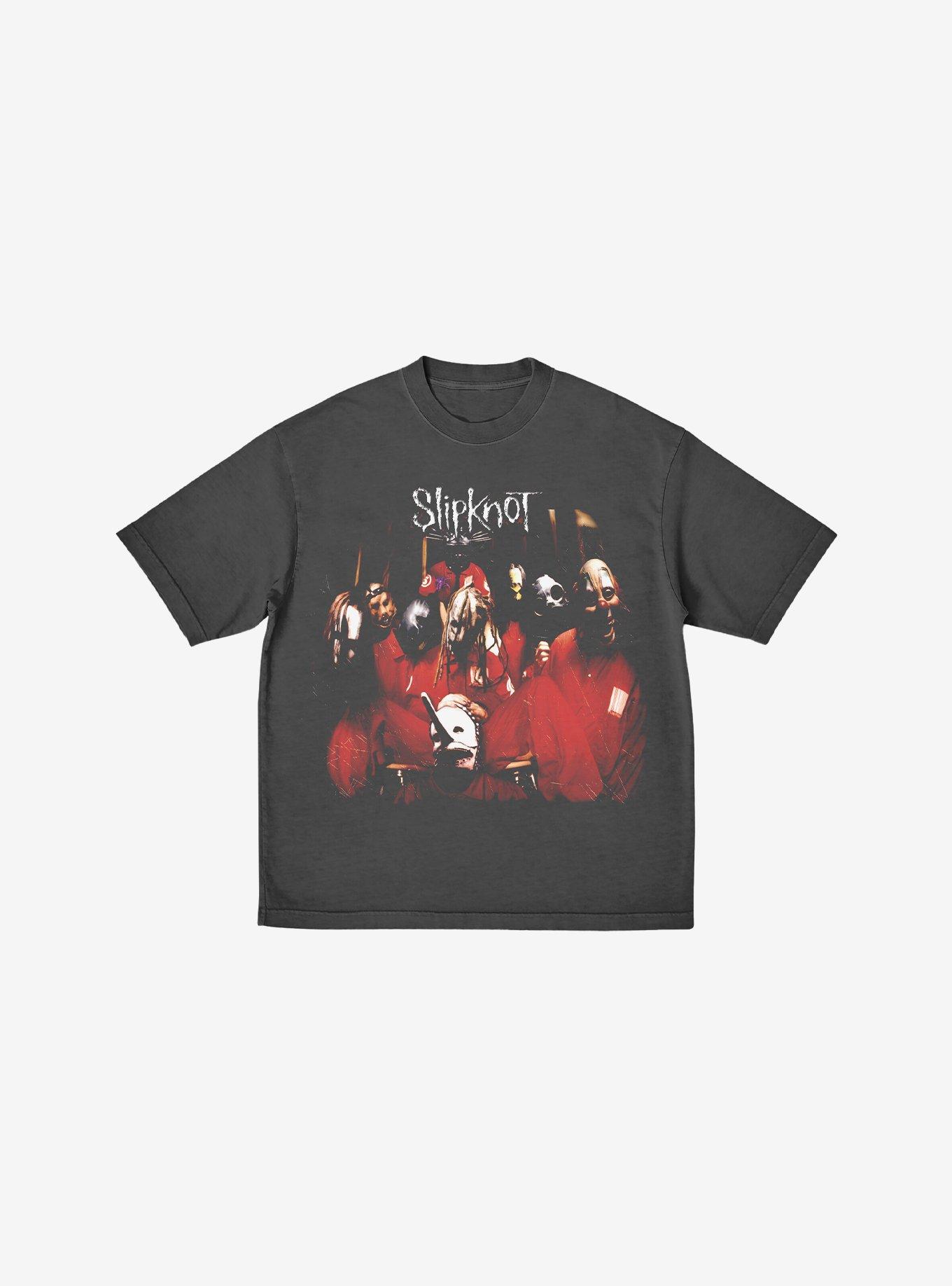 Slipknot Group Photo T-Shirt, BLACK, hi-res