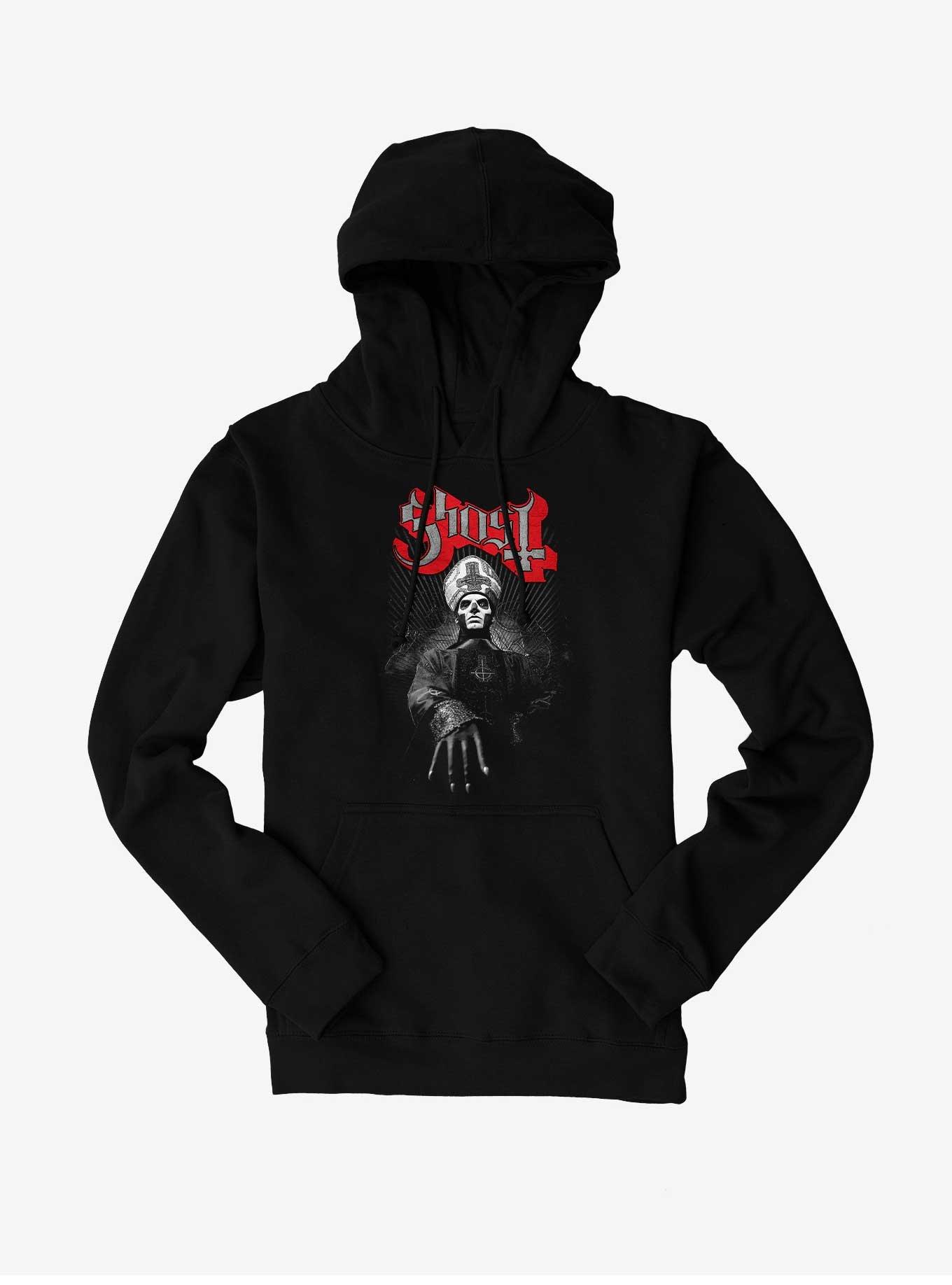 Ghost Papa Emeritus III Black And White Hoodie, , hi-res