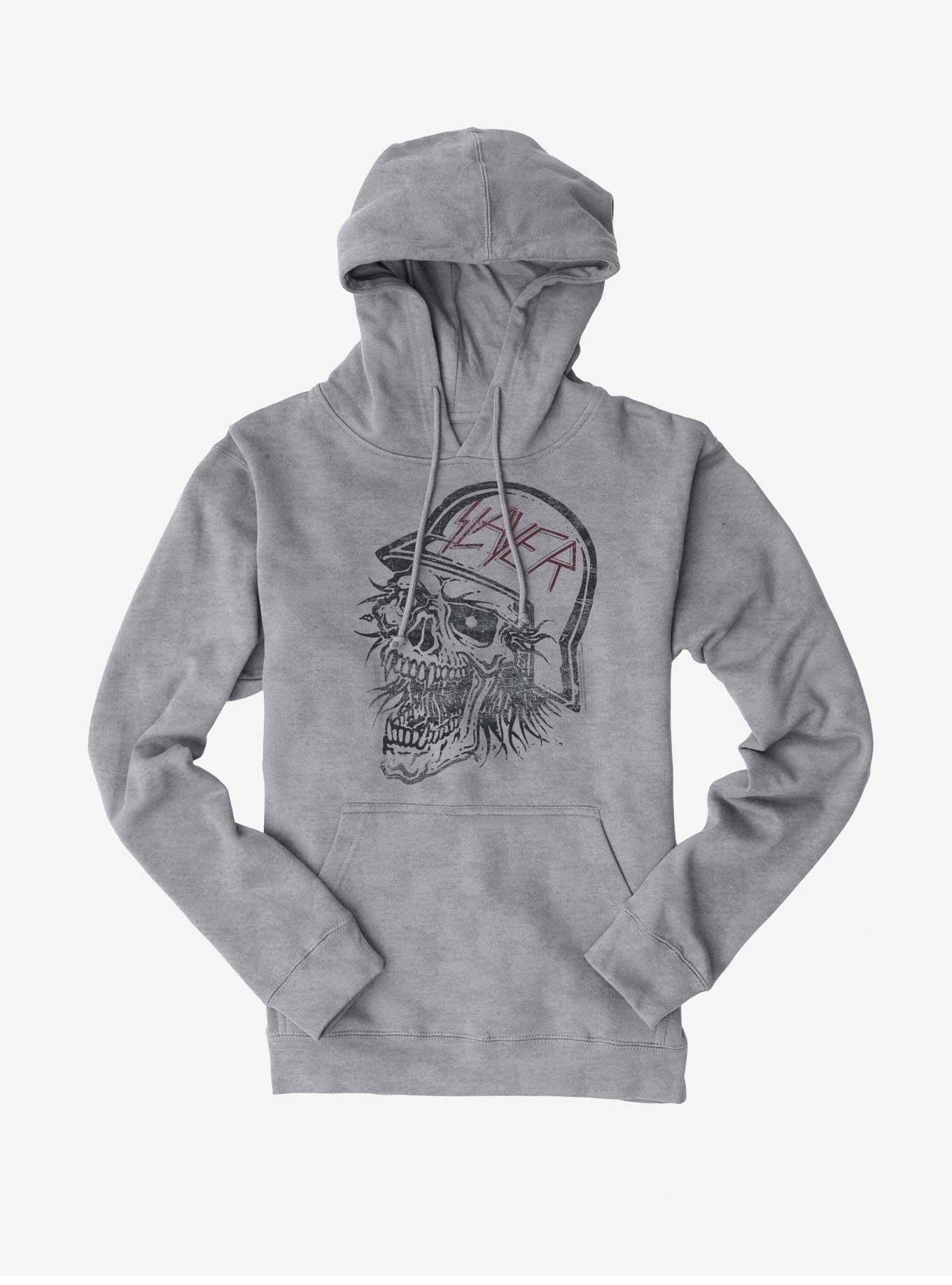 Slayer Wehrmacht Skull Hoodie, , hi-res