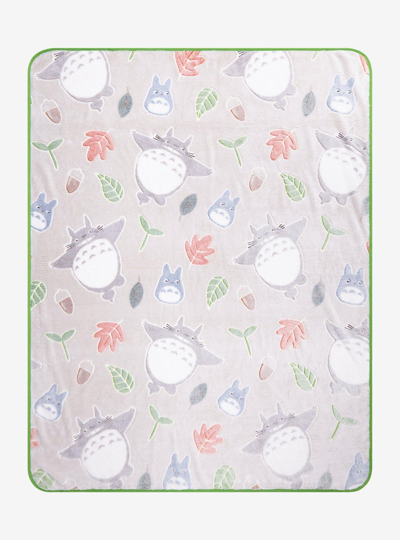 Studio Ghibli&reg; My Neighbor Totoro Leaves Pastel Throw Blanket, , hi-res