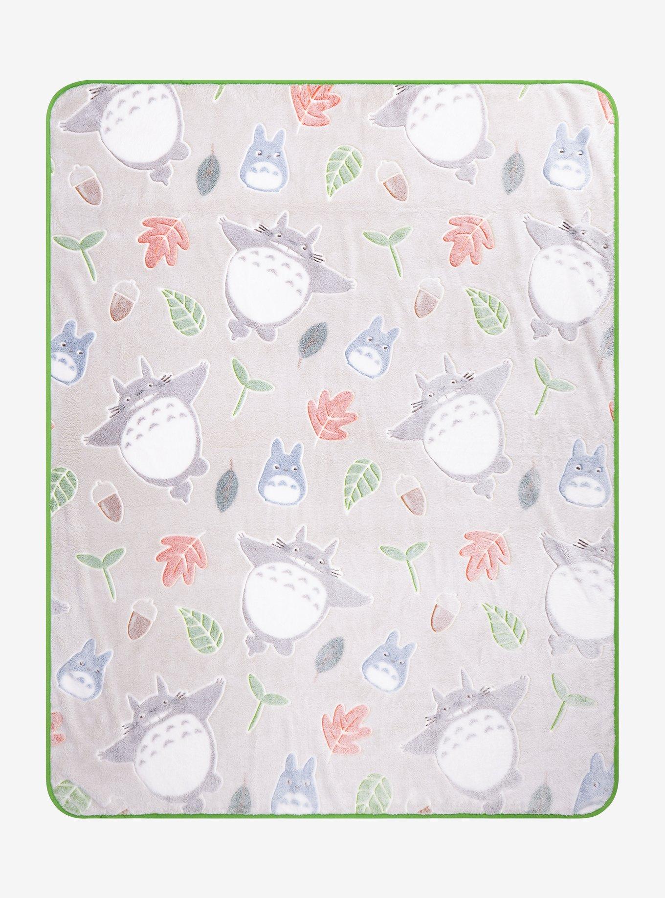 Studio Ghibli® My Neighbor Totoro Leaves Pastel Throw Blanket, , hi-res