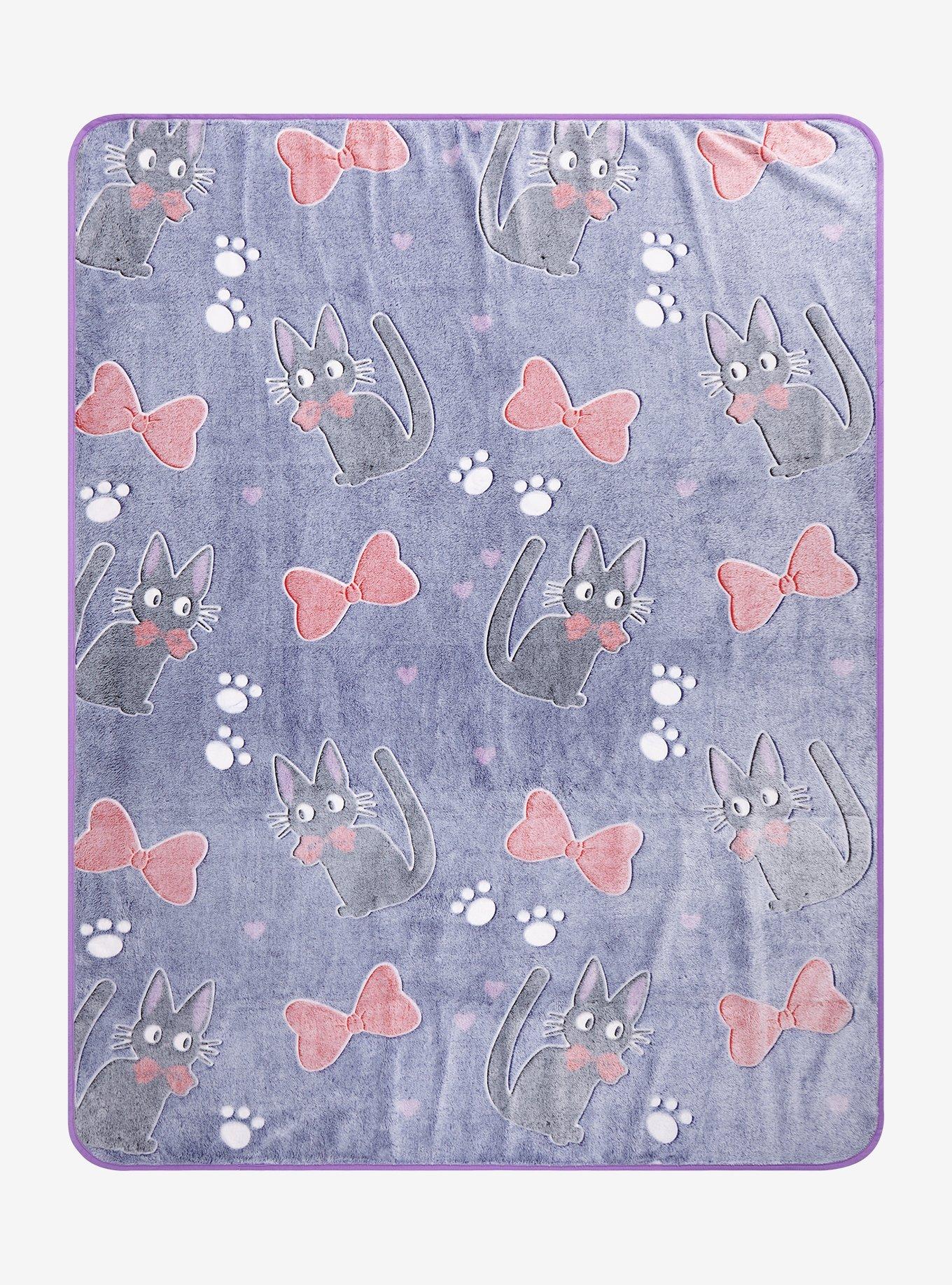 Studio Ghibli® Kiki's Delivery Service Jiji Pastel Throw Blanket, , hi-res