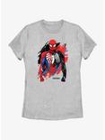 Marvel Spider-Man 2 Game Spider-Man Venom Morph Womens T-Shirt, ATH HTR, hi-res