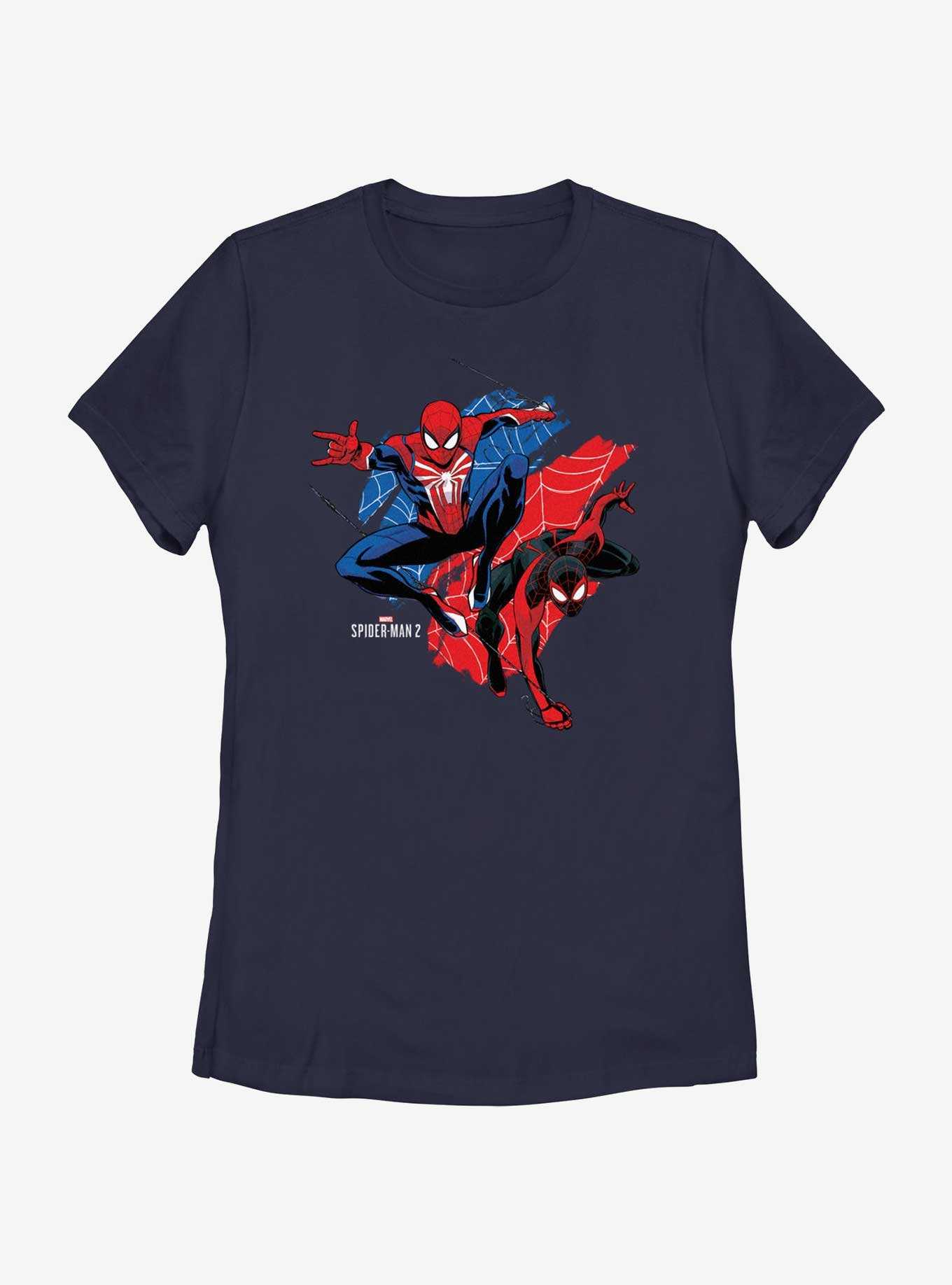 Marvel Spider-Man 2 Game Peter Parker & Miles Morales Womens T-Shirt, , hi-res