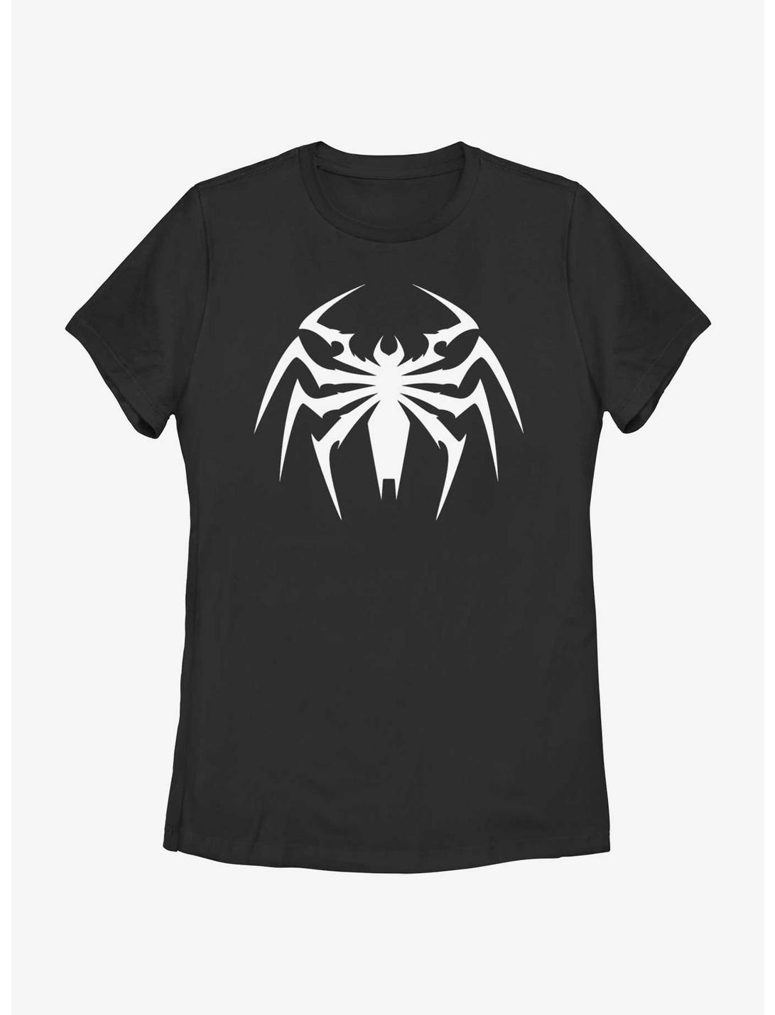 Marvel Spider-Man 2 Game Venom Spider Icon Womens T-Shirt, BLACK, hi-res