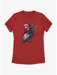 Marvel Spider-Man 2 Game Spider-Man Profile Womens T-Shirt, RED, hi-res