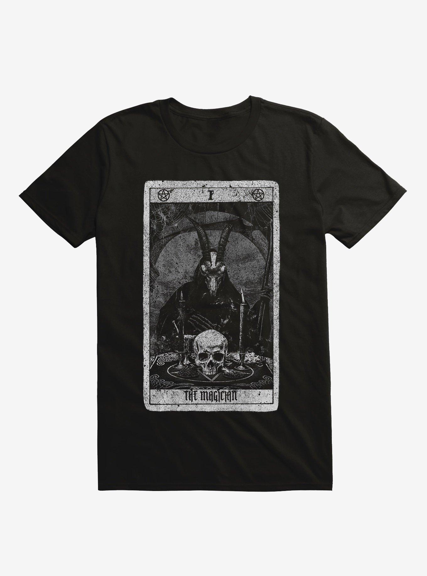 The Magician Skull Tarot Card T-Shirt, , hi-res