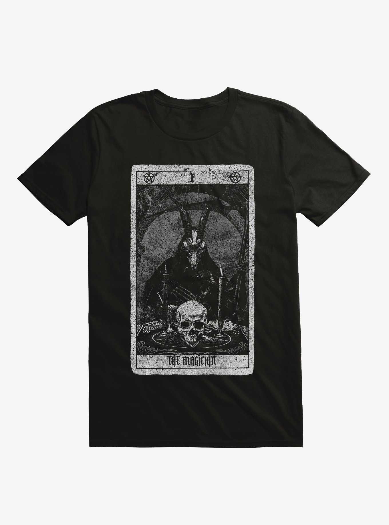 The Magician Skull Tarot Card T-Shirt, , hi-res