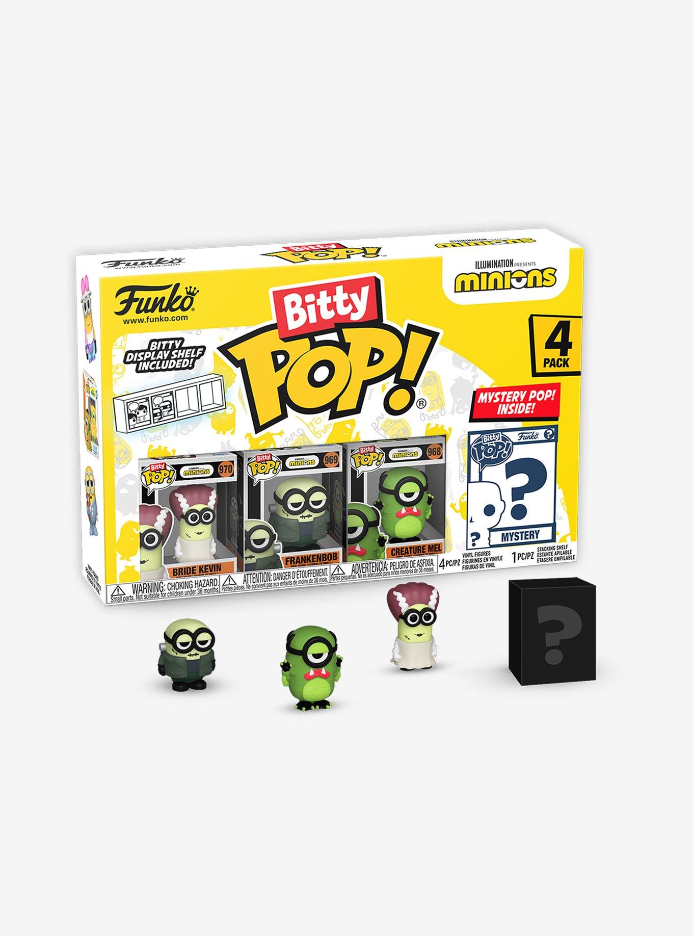 Funko Bitty Pop! Minions Bride Kevin and Franken-Friends Blind Box Mini Vinyl Figure Set