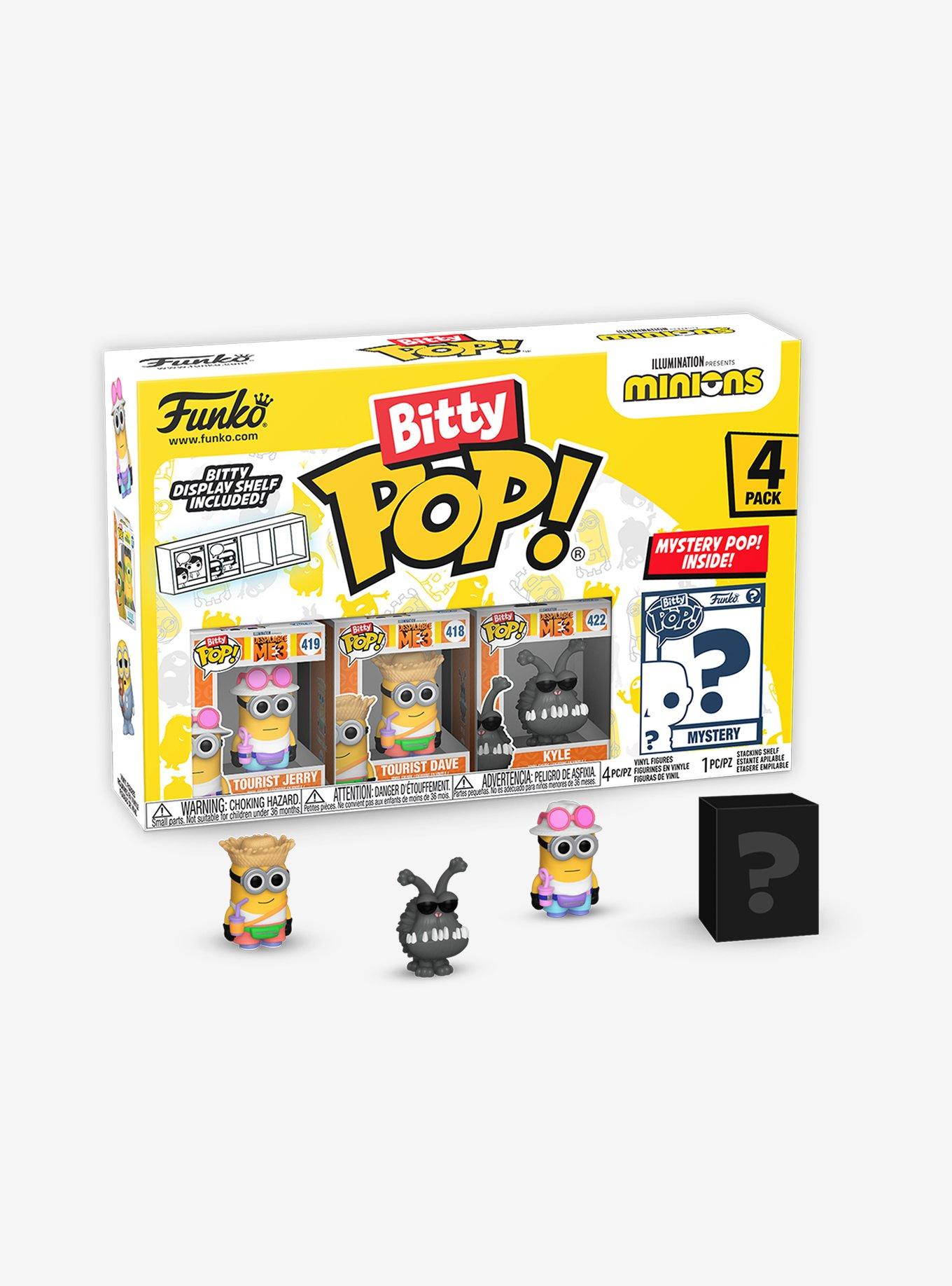 Funko Bitty Pop! Minions Tourist Jerry and Friends Blind Box Vinyl Figure Set, , hi-res