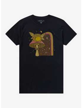Rainbow Fairy Frog Boyfriend Fit Girls T-Shirt By Lunar Lilt, , hi-res