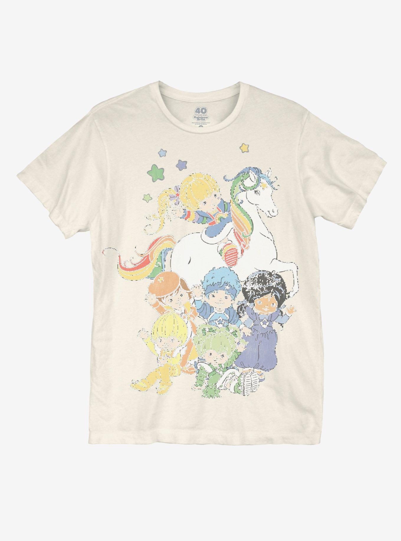 Rainbow Brite Group Vintage Boyfriend Fit Girls T-Shirt, MULTI, hi-res