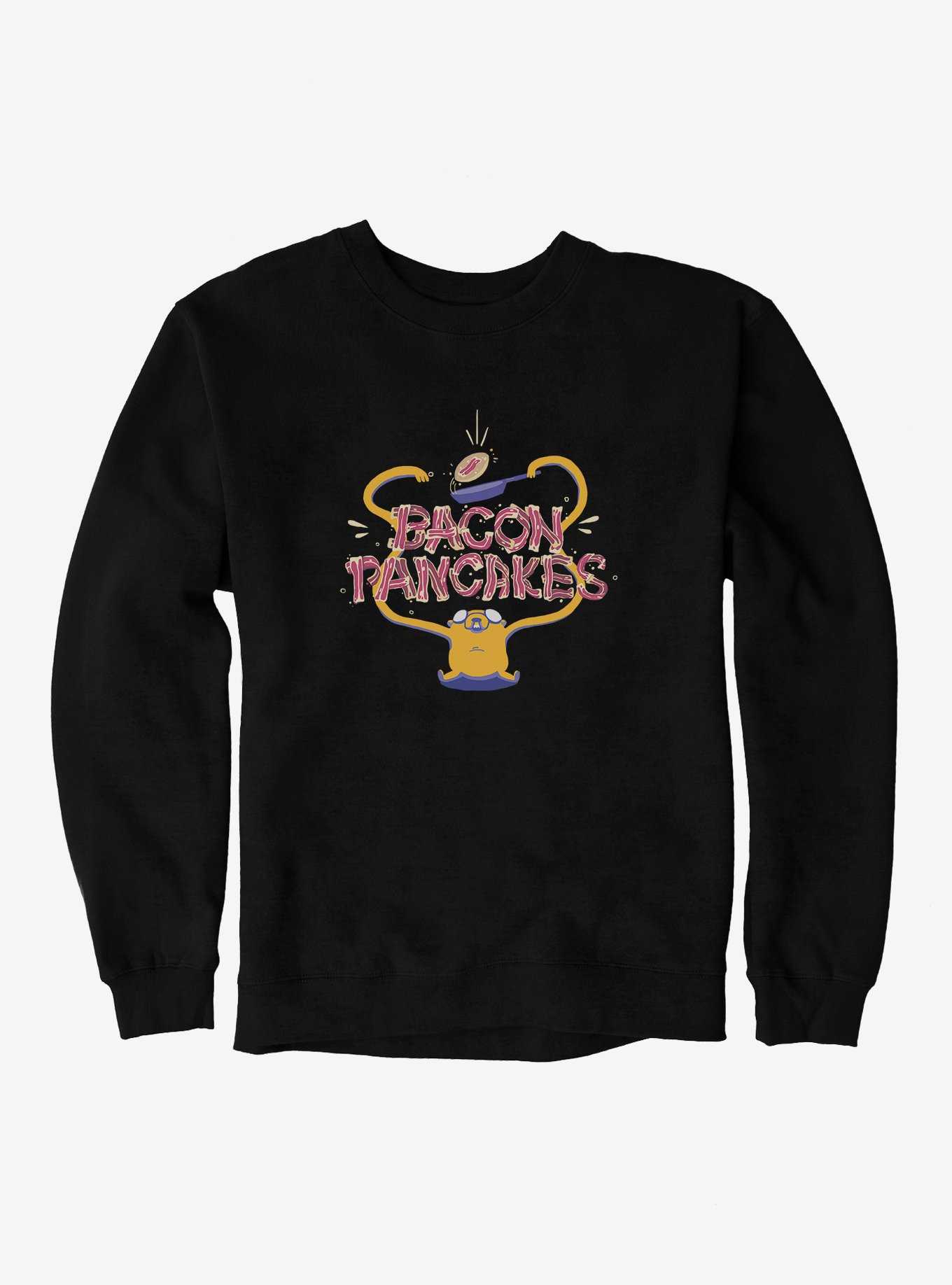 Adventure Time Jake Bacon Pancakes Sweatshirt, , hi-res