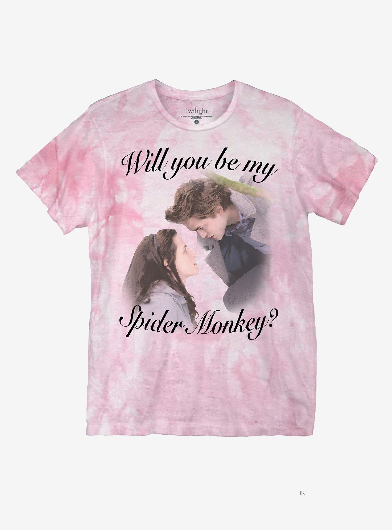 The Twilight Saga Spider Monkey Boyfriend Fit Girls T-Shirt, MULTI, hi-res