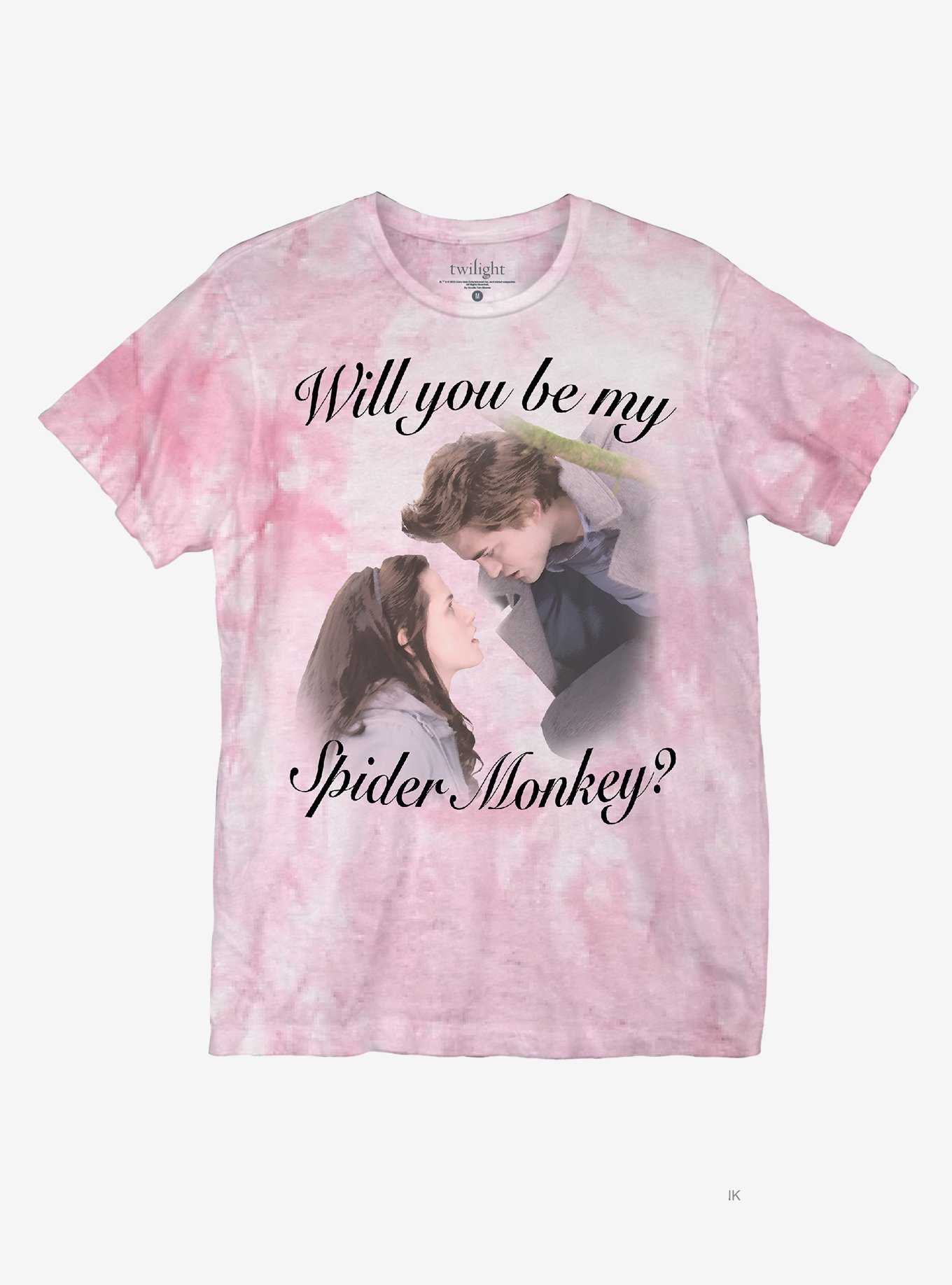 The Twilight Saga Spider Monkey Boyfriend Fit Girls T-Shirt, , hi-res