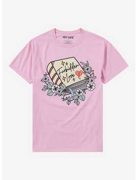 Forbidden Love Trope Boyfriend Fit Girls T-Shirt, , hi-res