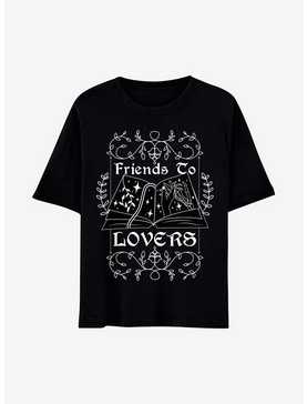 Friends To Lovers Book Boyfriend Fit Girls T-Shirt, , hi-res