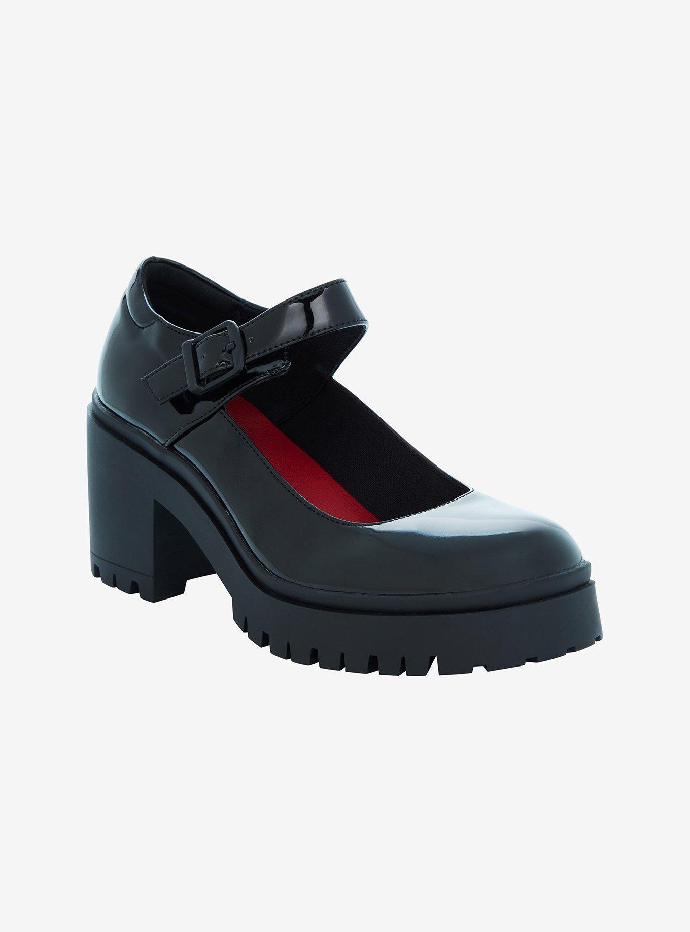 Dirty Laundry Black Patent Mary Jane Heels, MULTI, hi-res
