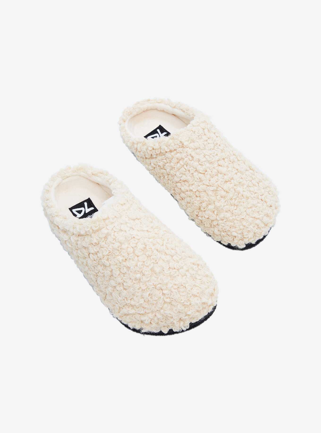 Dirty Laundry Ivory Sherpa Slippers, , hi-res