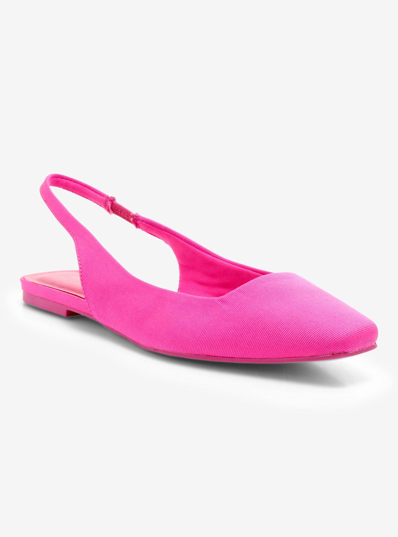 Dark on sale pink flats