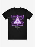 Spiritbox Purple Triangle T-Shirt, BLACK, hi-res