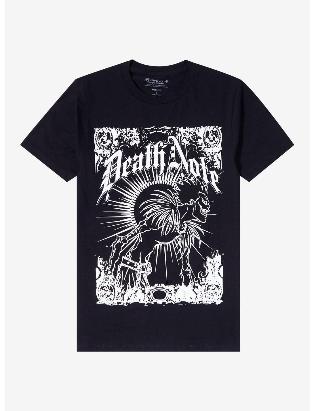 Death Note Ryuk Gothic Profile Boyfriend Fit Girls T-Shirt, MULTI, hi-res