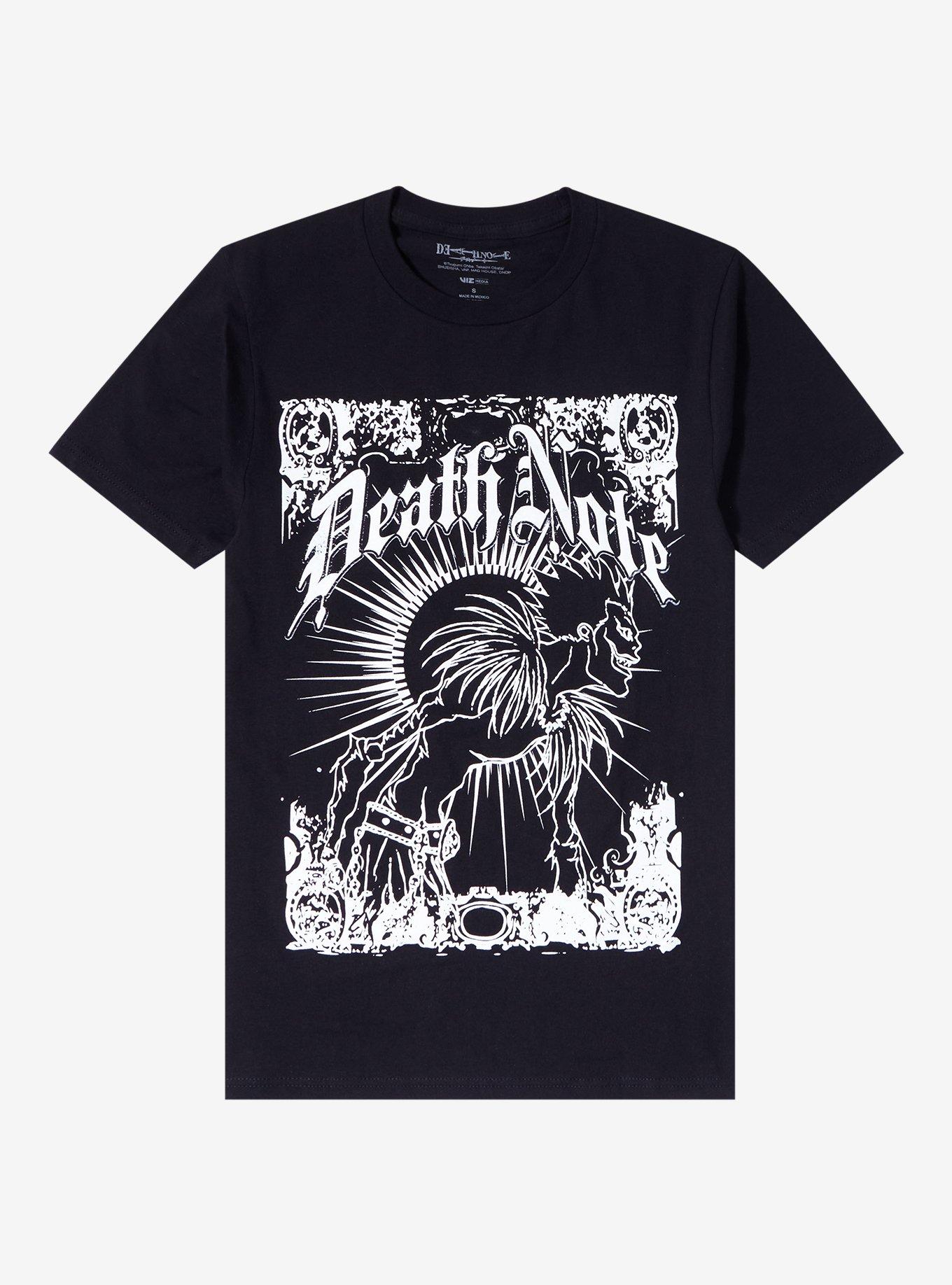Death Note Ryuk Gothic Profile Boyfriend Fit Girls T-Shirt | Hot Topic