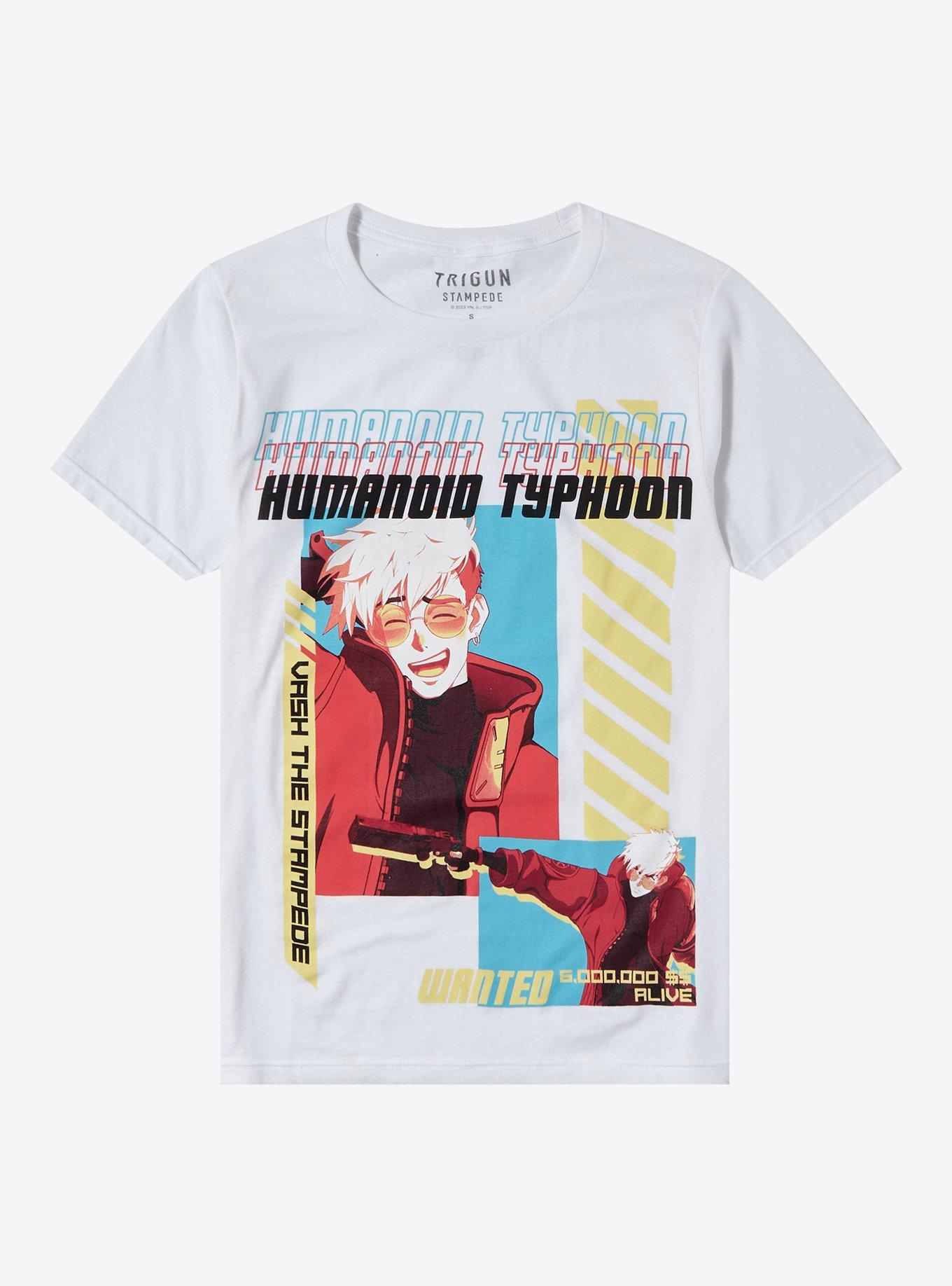 Trigun Stampede Humanoid Typhoon Vash Boyfriend Fit Girls T-Shirt, MULTI, hi-res