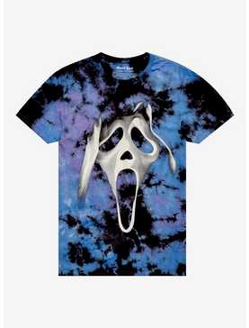 Scream Ghost Face Mask Tie-Dye Boyfriend Fit Girls T-Shirt, , hi-res