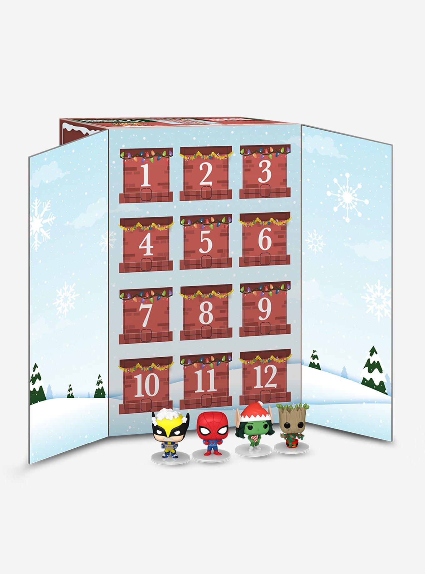 Funko Pocket Pop! Marvel 12 Day Countdown Calendar Vinyl Figure Set, , hi-res