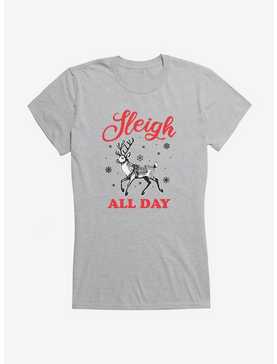 Hot Topic Sleigh All Day Reindeer Girls T-Shirt, , hi-res