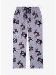 Star Wars: Episode I - The Phantom Menace Duel of the Fates Allover Print Sleep Pants - BoxLunch Exclusive, LIGHT GREY, hi-res
