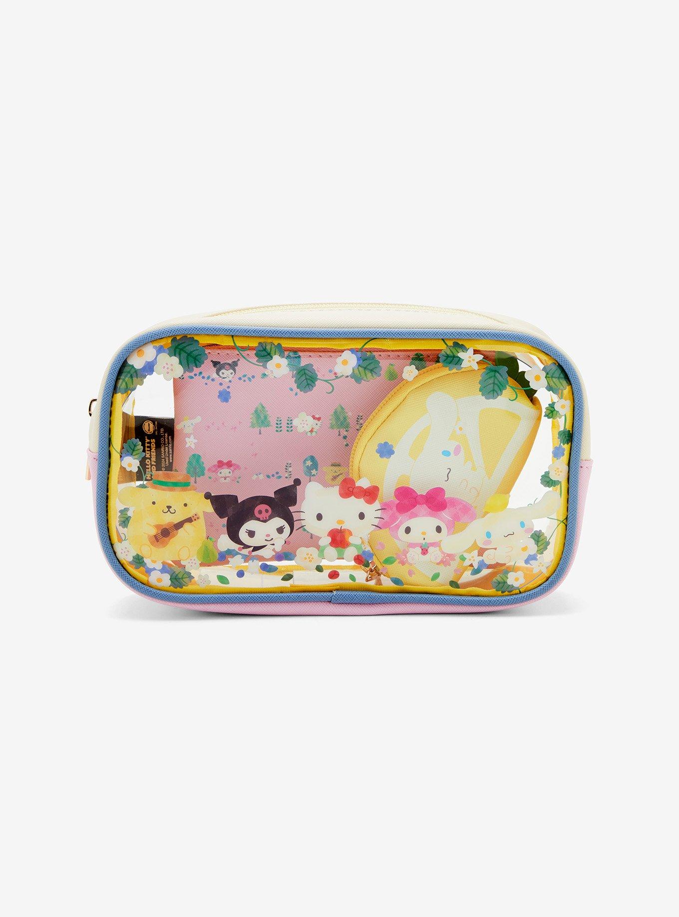 Sanrio Hello Kitty and Friends Floral Cosmetic Bag Set - BoxLunch Exclusive, , hi-res