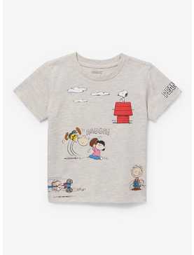 Peanuts Charlie Brown and Friends Puff Print Toddler T-Shirt — BoxLunch Exclusive, , hi-res