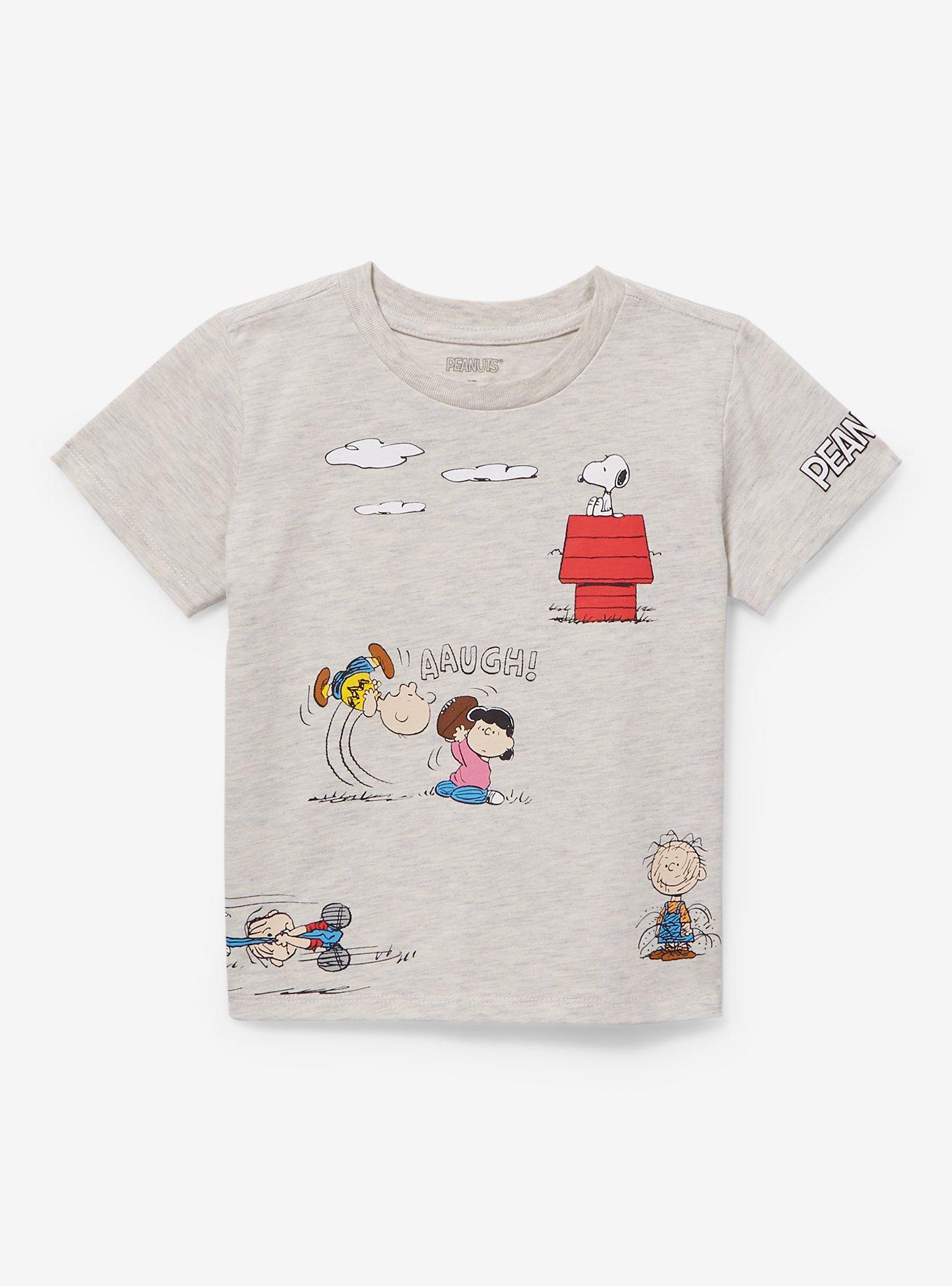 Peanuts Charlie Brown and Friends Puff Print Toddler T-Shirt — BoxLunch Exclusive, MULTI, hi-res