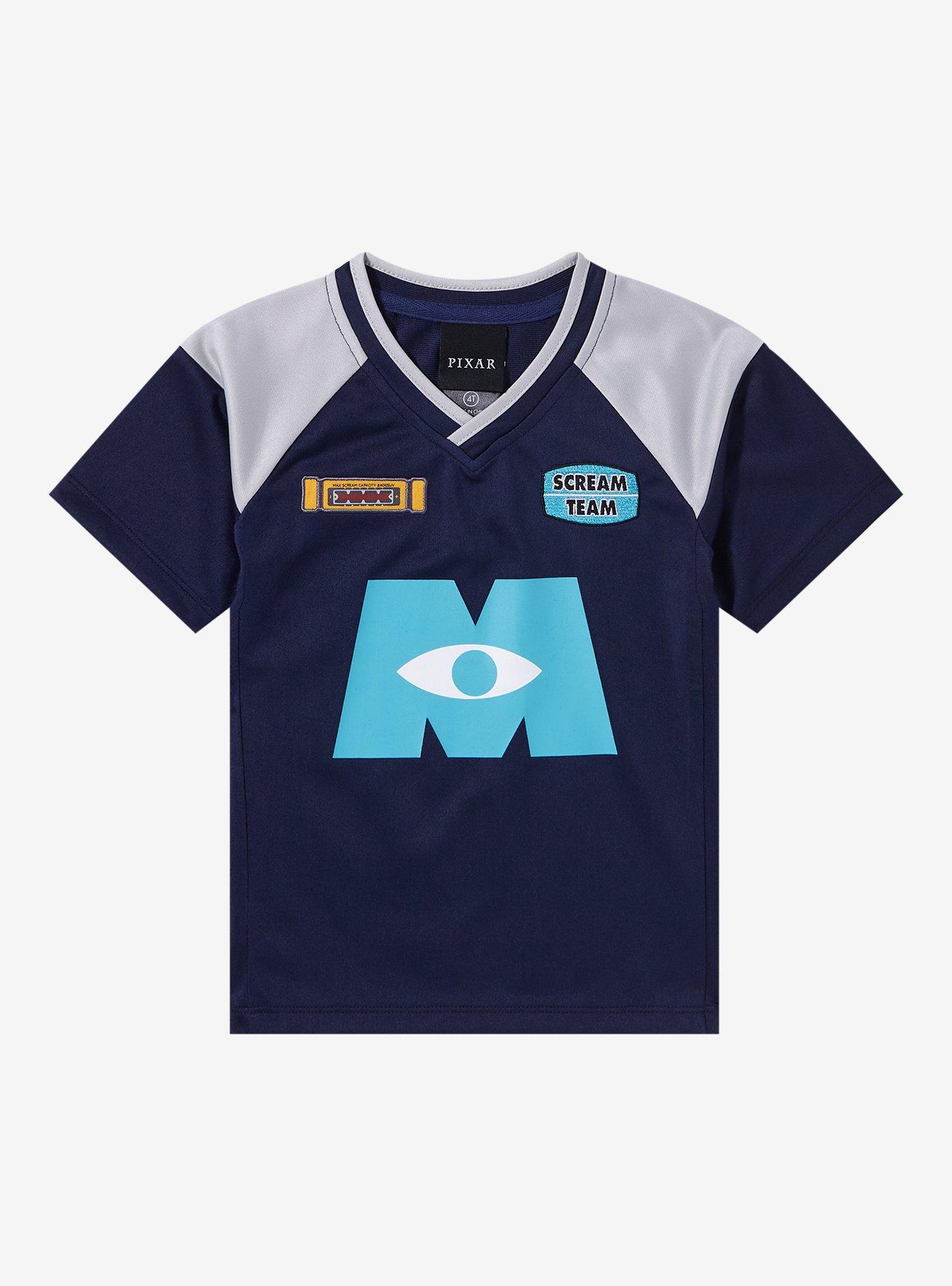 Disney Pixar Monsters, Inc. Wazowski Toddler Soccer Jersey &mdash; BoxLunch Exclusive, MULTI, hi-res