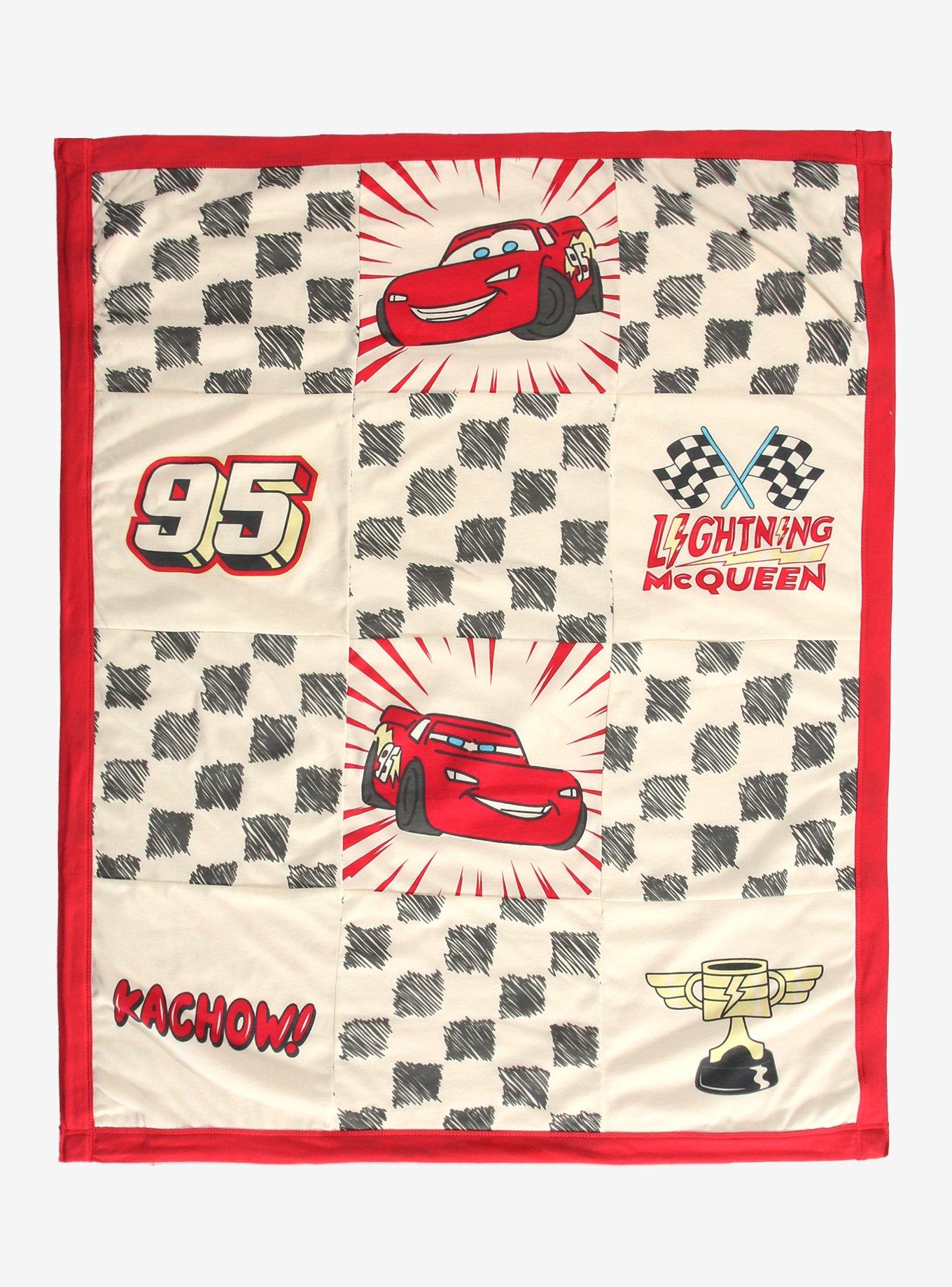 Disney Pixar Cars Lightning McQueen Quilted Baby Blanket - BoxLunch Exclusive