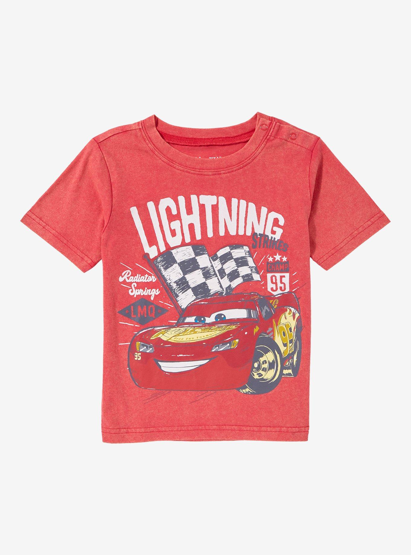 Lightning mcqueen t shirt toddler hotsell