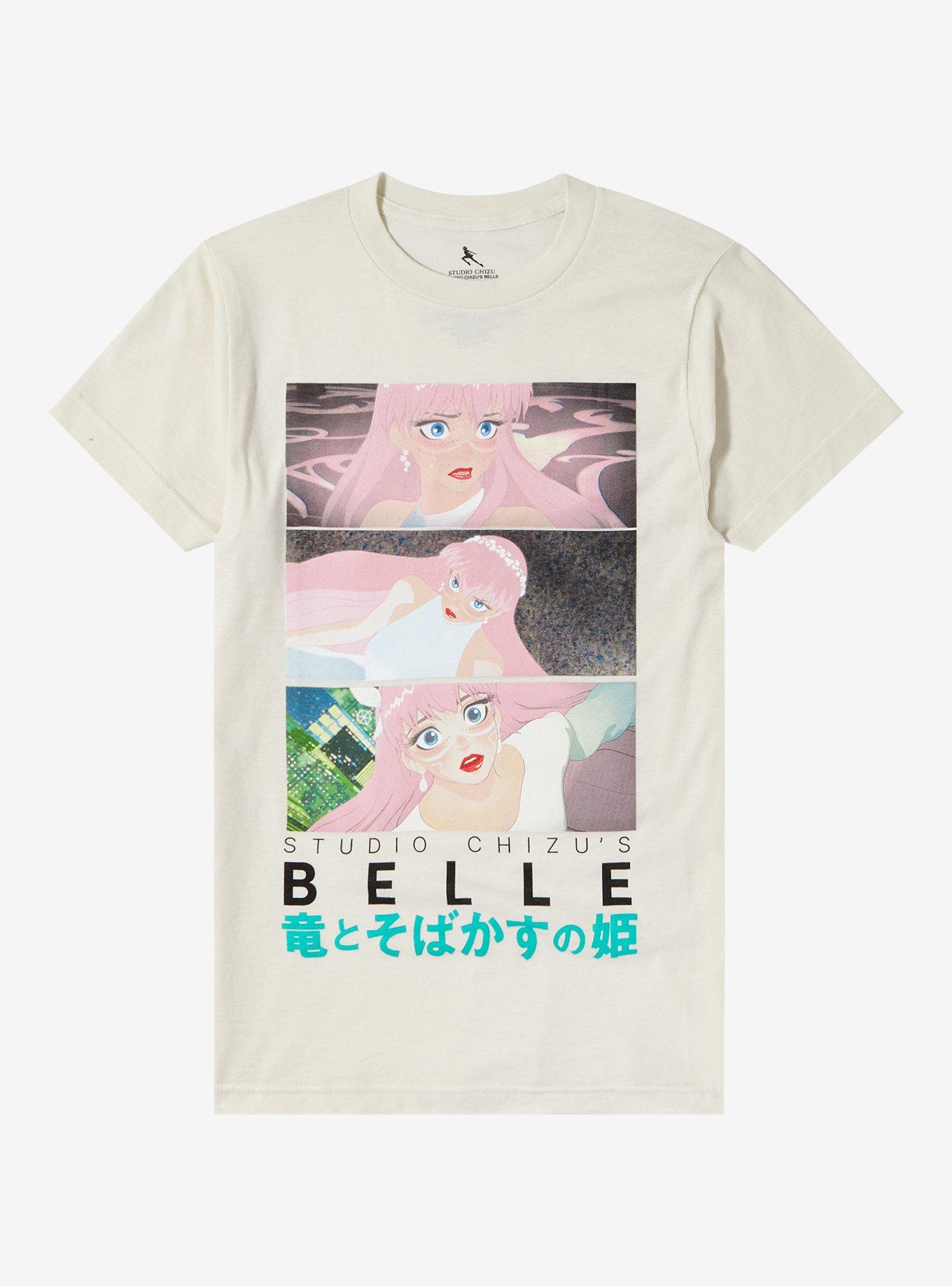 Studio Chizu Belle Character Panels Boyfriend Fit Girls T-Shirt, MULTI, hi-res