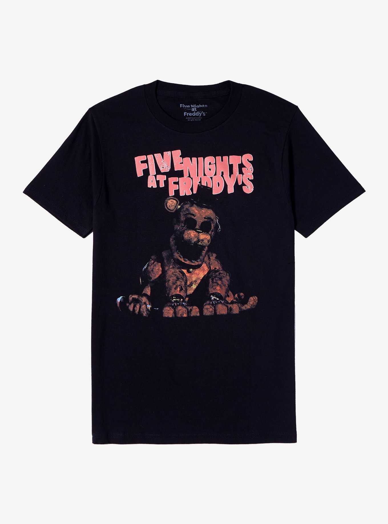 Five Nights At Freddy's Black Eyes Boyfriend Fit Girls T-Shirt, , hi-res